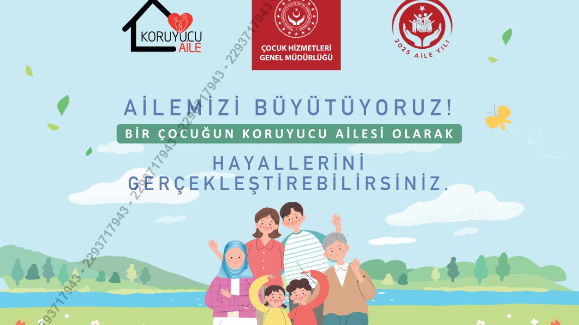 Çocuk Hizmetleri Genel Müdürlüğü Bilgilendirme Afişleri